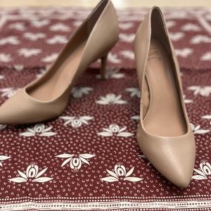 New INC Nude heels